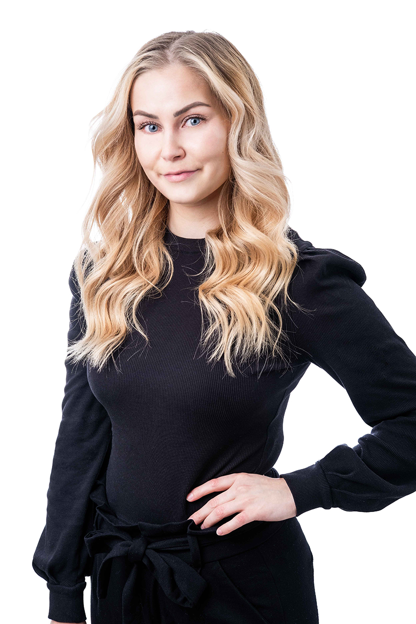 Staff portrait, beauty clinic visual identity package