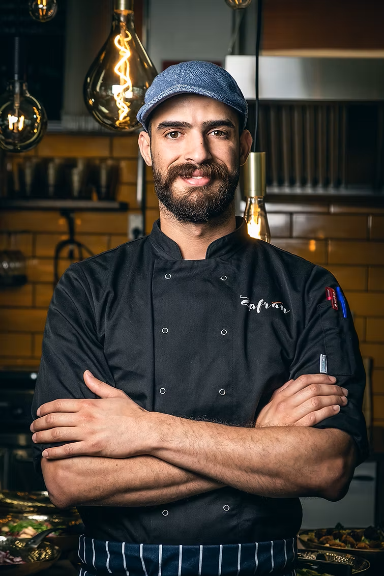 Brand portrait, head chef, Zafran restaurant Helsinki